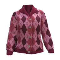 Pinkfarbene Strickjacke