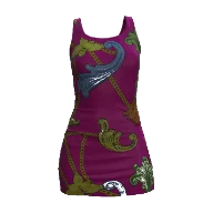 Pinkes Enema-Minikleid