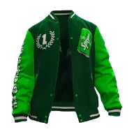 Grüne Sprunk-Jacke