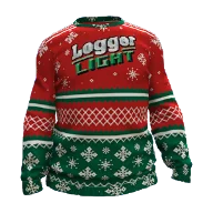 Festlicher Logger-Pullover